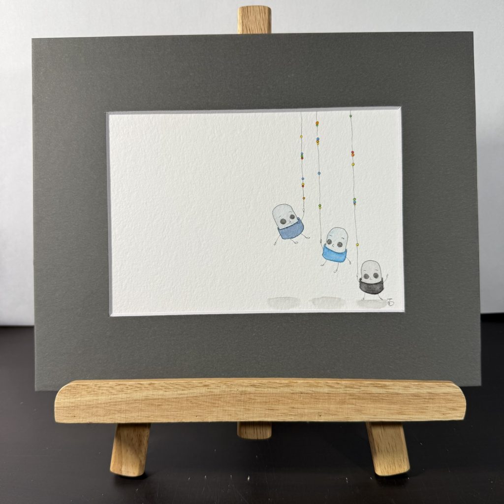 Three Mini Jun's Painting