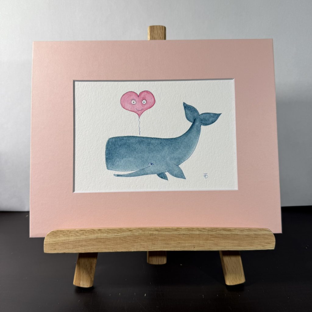 Whale With Heart Dream Painting