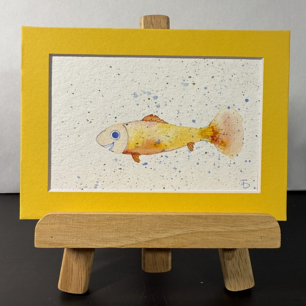 Yellow Fish Painting