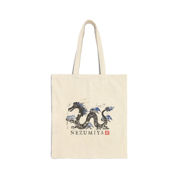 Water and Fire Zodiac Dragon Tote Bag