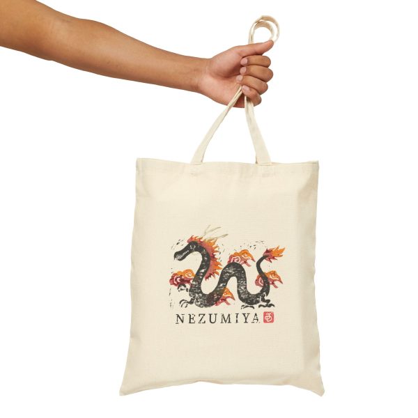 Water and Fire Zodiac Dragon Tote Bag - Image 4