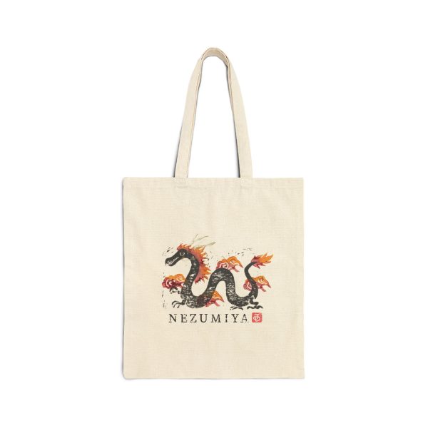 Water and Fire Zodiac Dragon Tote Bag - Image 2